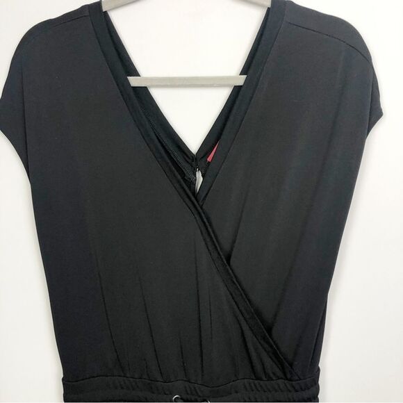 N:PHILANTHROPY | Layne Surplice Drawstring Waist Black Jumpsuit Women’s Size XS - Picture 4 of 13